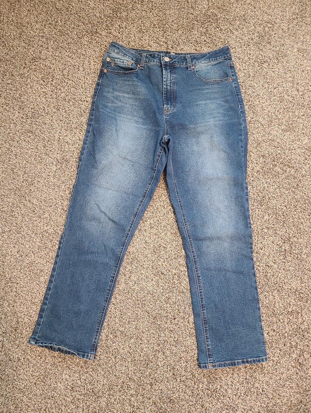 Womens Frye Dark Wash High Rise Straight Jean Size 10/30